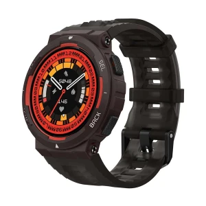 Amazfit Active Edge Lava Black Rugged Sport Smart Watch #1Y