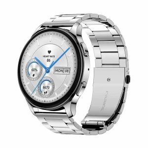 Amazfit Pop 3R Amoled Display Silver Calling Smart Watch (METAllic Strap)