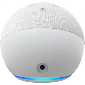 Amazon Echo Dot 5th Gen Smart Speaker with CLOCK & Alexa (Chalk/Glacier White)