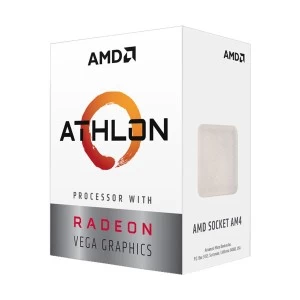 AMD Athlon 200GE 3.2GHz 2 Core 5MB+ Cache AM4 Socket Processor with Vega 3 Graphics
