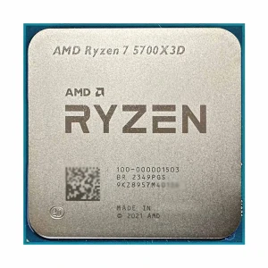 AMD Ryzen 7 5700X3D 3.0GHz-4.1GHz 8 Core 100MB+ Cache AM4 Socket Processor - (OEM/Tray) (Graphics Not Included) (Fan Not Included) (Bundle with PC)