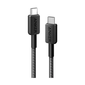 Anker 322 USB Type-C Male to Male, 0.9 Meter, Black Charging & Data Cable