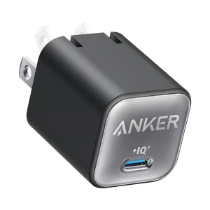 Anker 511 Nano 3 30W IQ3 GaN USB-C Black Charger / Charging Adapter #A2147611 (US)