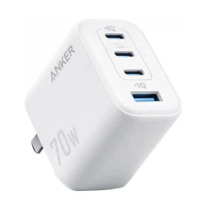 Anker Zolo 70W USB & Tri USB-C White Charger / Charging Adapter #A121CJ11/A121CJ21 (2 Pin, US)
