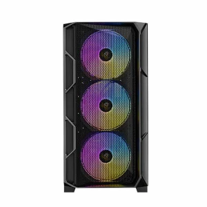 Antec AX1000 ARGB Lite Mid Tower E-ATX Black Gaming Desktop Case