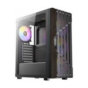 Antec AX63 Wood ARGB Mid Tower Black ATX Gaming Desktop Casing