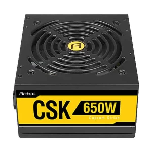 Antec Caprum Strike Series CSK650 650W Non Modular 80 Plus Bronze Certified Black Power Supply