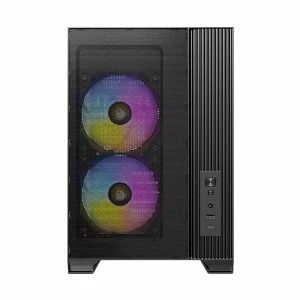 Antec Flux M Mini Tower Black (Tempered Glass Window) Micro-ATX Gaming Desktop Case