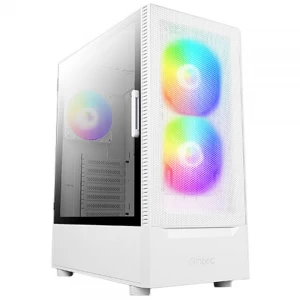 Antec NX410 Mid Tower ATX White Gaming Desktop Case