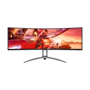 AOC Agon 49 Inch 5k Dual-QHD HDMI, DP, USB, Headphone VA Curved Gaming Monitor#AG493UCX2 (No Warranty)