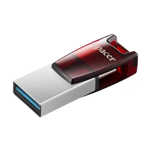 Apacer AH180 64GB USB 3.2 Type-C OTG Red RP Pen Drive #AP64GAH180R-1