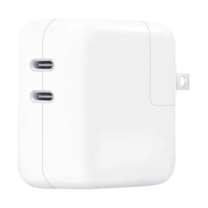 Apple 35W Dual USB Type-C White Charger / Charging Adapter (2 Pin, US)