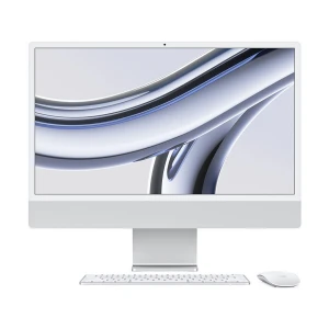 Apple iMac (Late 2023, 2 Port) Apple M3 Chip 16GB RAM 512GB SSD 24 Inch 4.5K Retina Display Silver All in One PC (Magic Keyboard with Touch ID, Magic Mouse) #CTO