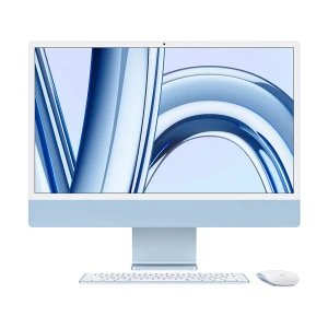 Apple iMac (Late 2023) Apple M3 24GB RAM, 1TB SSD 24 Inch 4.5K Retina Display, Blue All in One PC (Magic Keyboard with Touch ID, Magic Mouse) #Z19K0001W