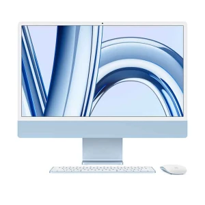 Apple iMac (Late 2023) Apple M3 24GB RAM, 2TB SSD 24 Inch 4.5K Retina Display Blue All in One PC (Magic Keyboard with Touch ID, Magic Mouse) #Z19K0001Y