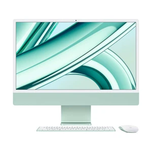 Apple iMac (Late 2023) Apple M3 24GB RAM, 512GB SSD 24 Inch 4.5K Retina Display, Green All in One PC (Magic Keyboard with Touch ID, Magic Mouse) #Z19H0001U/4 Port