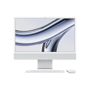 Apple iMac (Late 2023) Apple M3 Chip 16GBRAM, 512GB SSD 24 Inch 4.5K Retina Display  Silver All in One PC (Magic Keyboard, Magic Mouse) #Z19D0019N