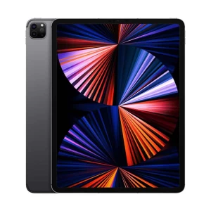 Apple iPad Pro (Mid 2021) 12.9 Inch Liquid Retina XDR Display, WiFi + Cellular, Space Gray Tablet #MHR43xx/A