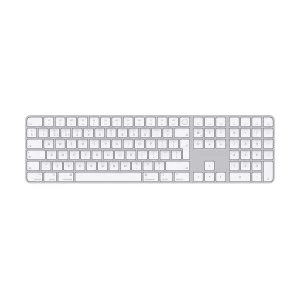 Apple Magic Keyboard With Touch ID and Numeric Keypad for Mac Models with Apple Silicon-German (White Keys) #MK2C3