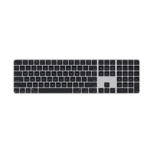Apple Magic Keyboard With Touch ID and Numeric Keypad for Mac Models with Apple Silicon-US English (USB-C, Black Keys) #MXK83xx/A