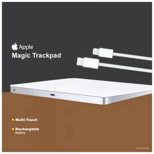 Apple Magic Trackpad White (Multi-touch Bluetooth Rechargeable Battery) #MK2D3xx/A
