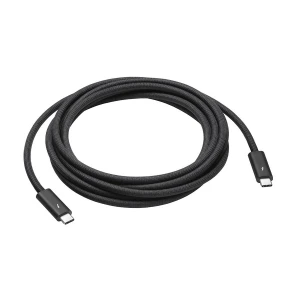Apple Thunderbolt 4 Pro (USB-C) Male to Male, 3 Meter, Black Charging & Data Cable # MW5H3xx/A