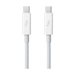 Apple Thunderbolt Male to Male, 2 Meter, White Charging & Data Cable # MD861xx/A