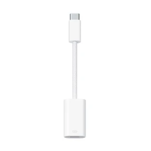 Apple Type-C Male to Lightning Female White Adapter #MUQX3xx/A