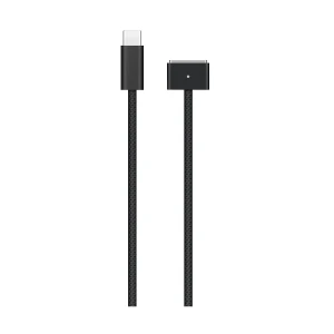 Apple USB-C Male to MagSafe 3, 2 Meter, Space Black Charging Cable #MUVQ3xx/A