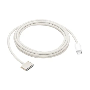 Apple USB-C Male to MagSafe 3, 2 Meter, Starlight Charging Cable #MW633xx/A