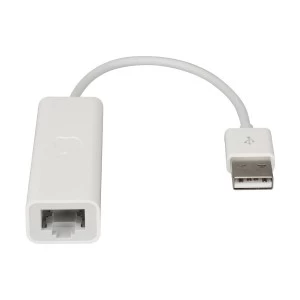 Apple USB Male to LAN Female White Converter # MC704ZM/A, MC704LL/A