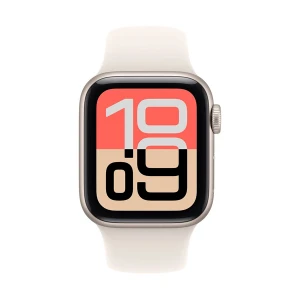 Apple Watch SE 3rd Gen 44mm (GPS) Starlight Aluminum Case with Starlight Sport Small Medium Band #MEHG4xx/A