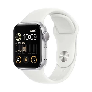 Apple Watch SE 40mm (GPS) Silver Aluminum Case with White Sport Band #MNT93xx/A