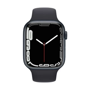 Apple Watch Series 7 45mm (GPS) Midnight Aluminum Case with Midnight Sport Band #MKN53xx/A