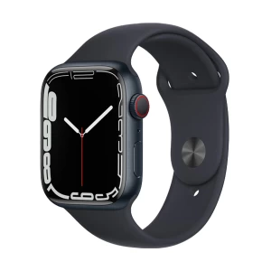 Apple Watch Series 7 45mm (GPS+Cellular) Midnight Aluminum Case #MKJ73xx/A