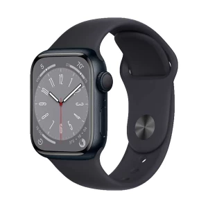 Apple Watch Series 8 41mm (GPS) Midnight Aluminum Case with Midnight Sport Medium Large Band #MNU83xx/A