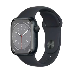 Apple Watch Series 8 41mm (GPS) Midnight Aluminum Case with Midnight Sport Small Medium Band #MNU73LL/A