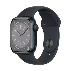 Apple Watch Series 8 41mm (GPS) Midnight Aluminum Case with Midnight Sport Small Medium Band #MNU73xx/A