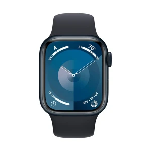 Apple Watch Series 9 41mm (GPS) Midnight Aluminum Case with Midnight Sport Medium Large Band #MR8X3LL/A