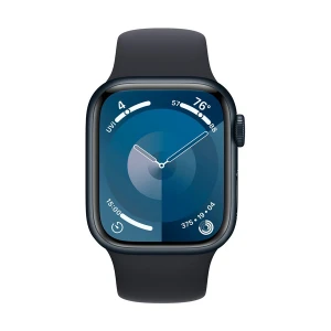Apple Watch Series 9 41mm (GPS) Midnight Aluminum Case with Midnight Sport Medium Large Band #MR8X3xx/A