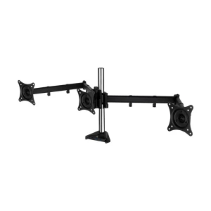 Arctic Z3 Pro (Gen 3) 17-34 inch LCD/LED Monitor Triple Arm Matt Black Desk Mount Stand with USB Hub #AEMNT00051A