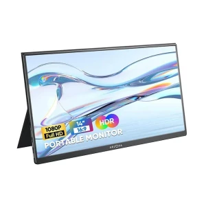 Arzopa A1 Gamut 14 Inch FHD Mini HDMI Dual Type-C Speaker Portable Monitor