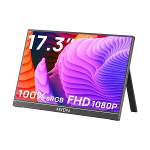 Arzopa A1M 17.3 Inch FHD Display Mini HDMI, Type-C Portable Monitor