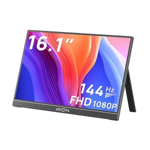Arzopa Z1FC 16.1 Inch IPS 144Hz FHD Mini HDMI Dual Type-C Portable Monitor