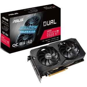 ASUS Dual Radeon RX 5500 XT EVO 8GB GDDR6 Graphics Card #DUAL-RX5500XT-O8G-EVO