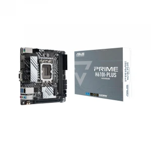 ASUS PRIME H610I-PLUS DDR5 12th/13th/14th Gen Intel LGA1700 Socket Mini ITX Motherboard