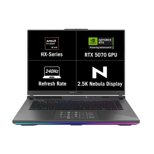 Asus ROG Strix G16 G614PP AMD Ryzen 9 8940HX 16GB RAM 1TB SSD 16 Inch 2.5K QHD+ Display Eclipse Gray Gaming Laptop