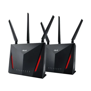 ASUS RT-AC86U 2 Pack AiMesh (3G/4G) AC2900 Dual Band Gigabit WiFi Gaming Router with 3 x 5dBi External Antennas