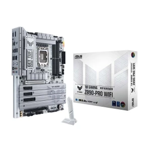 ASUS TUF GAMING Z890-PRO (Wi-Fi 7) DDR5 (Intel Core Ultra LGA1851 Socket) White Motherboard #TUF GAMING Z890-PRO WIFI