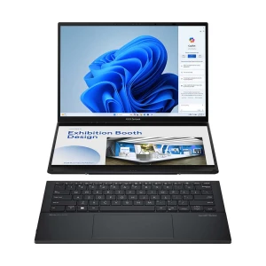 ASUS ZenBook Duo OLED UX8406MA Intel Core Ultra 9 185H 32GB RAM 1TB SSD 14 Inch 3K OLED WQHD Touch Display Inkwell Gray Laptop